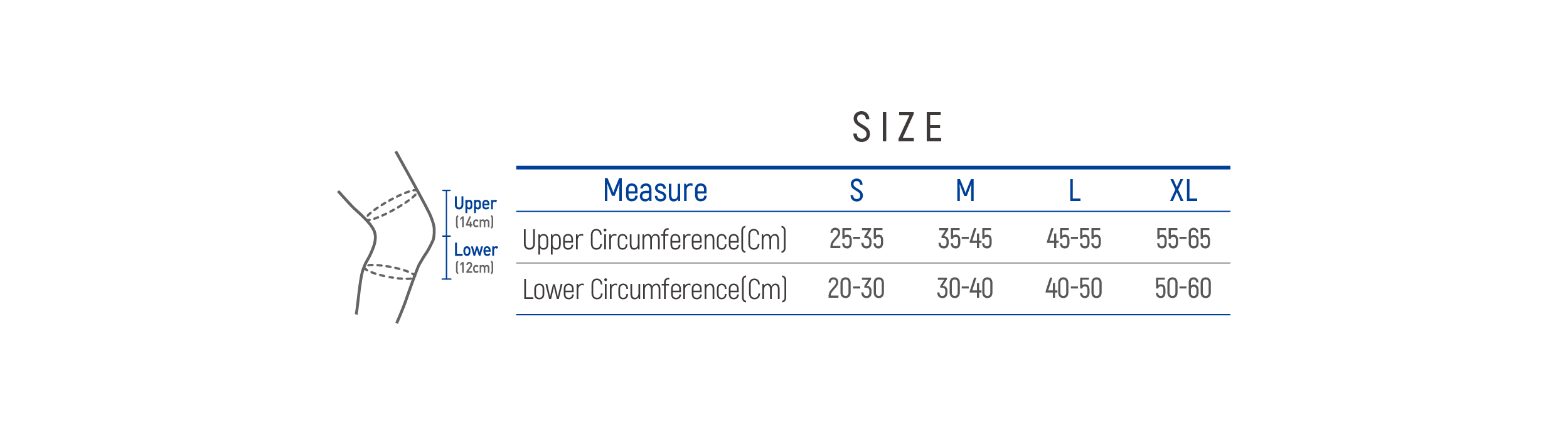 DR-K025 Size table image
