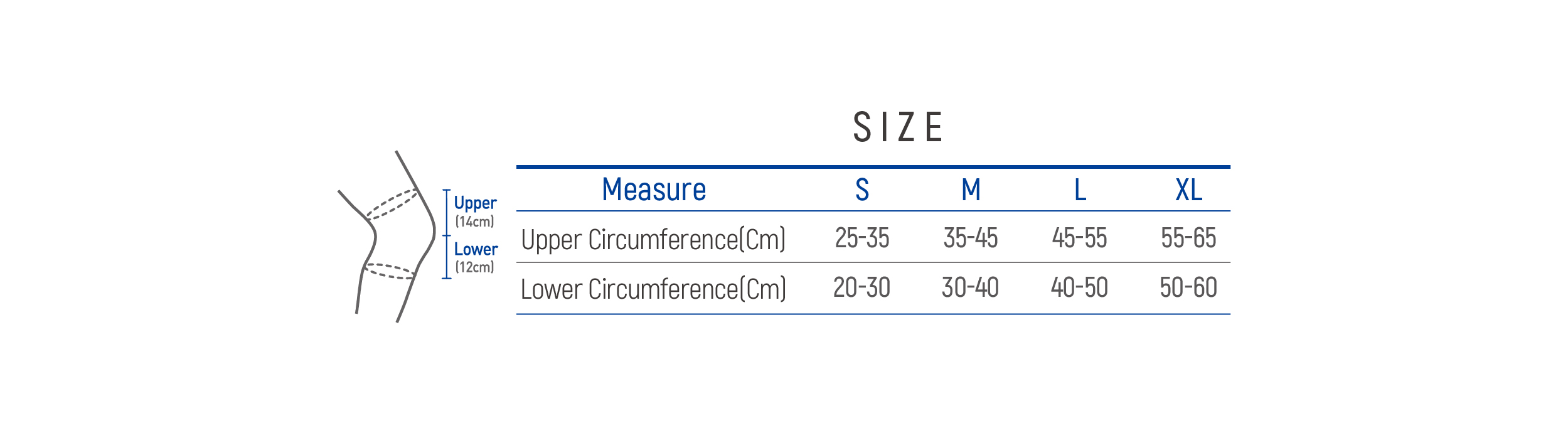 DR-K019 Size table image