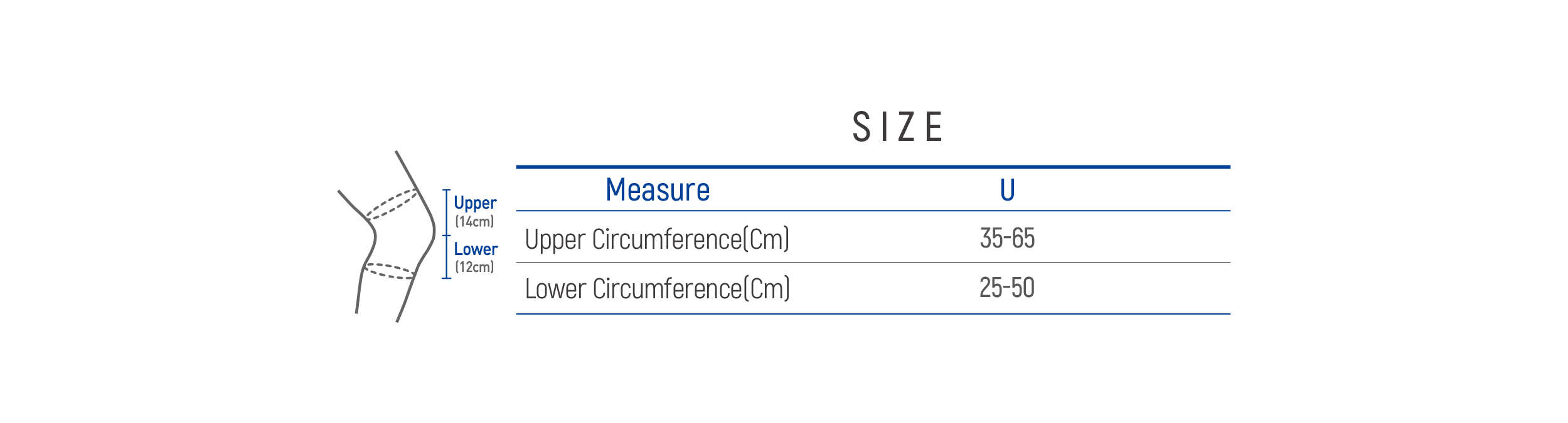 DR-K142 Size table image
