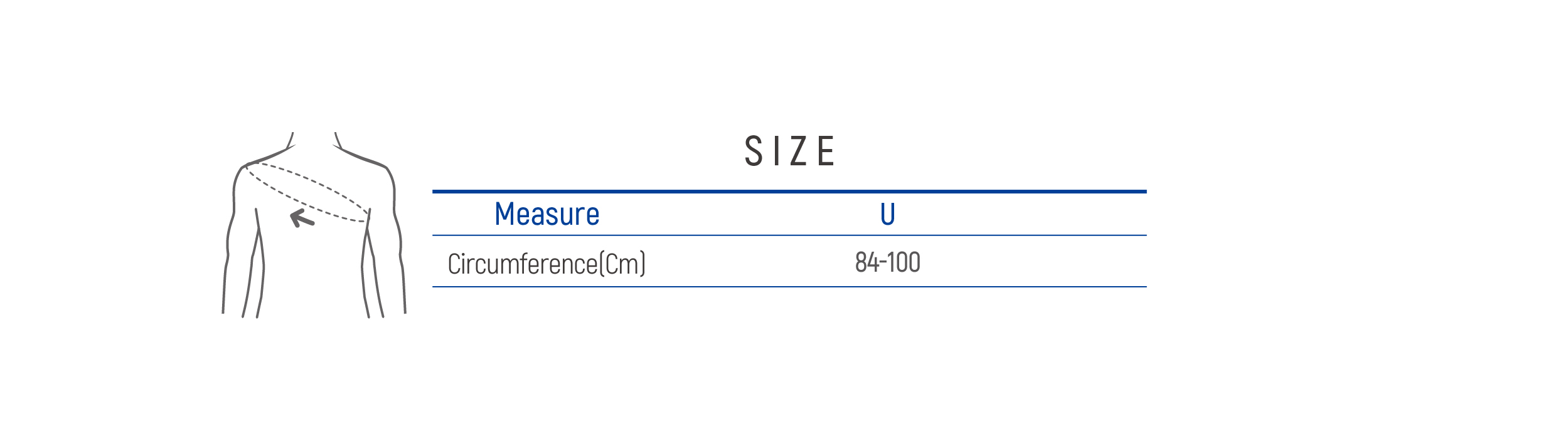 DR-IB010 Size table image
