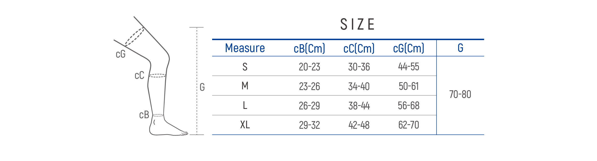 DR-A061 Size table image