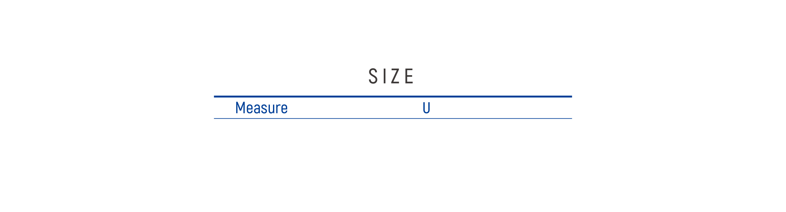 DR-E016 Size table image