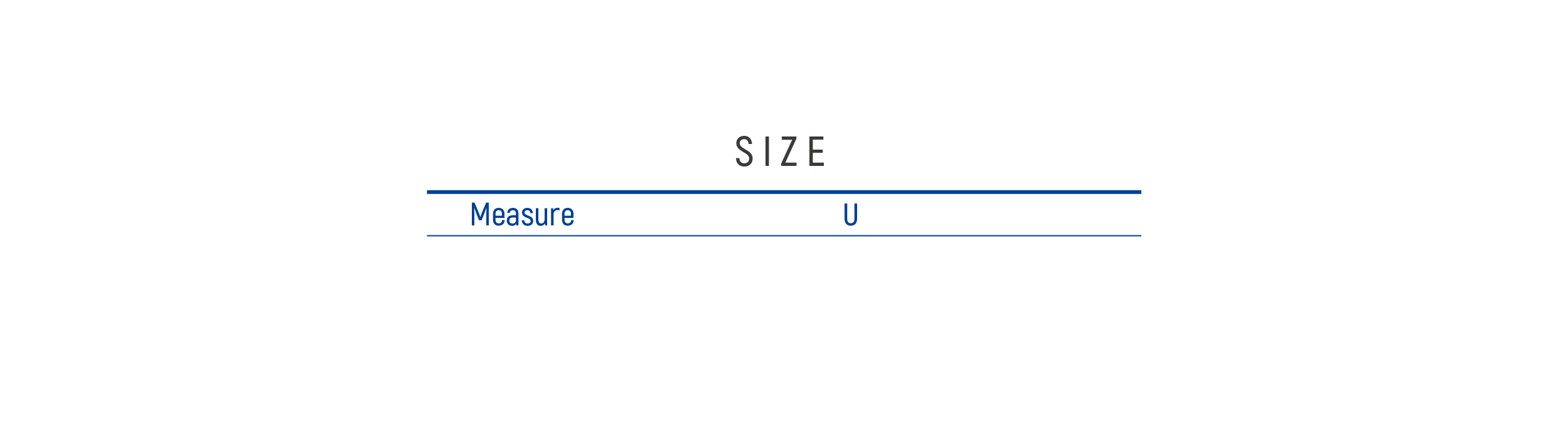 DR-E020 Size table image