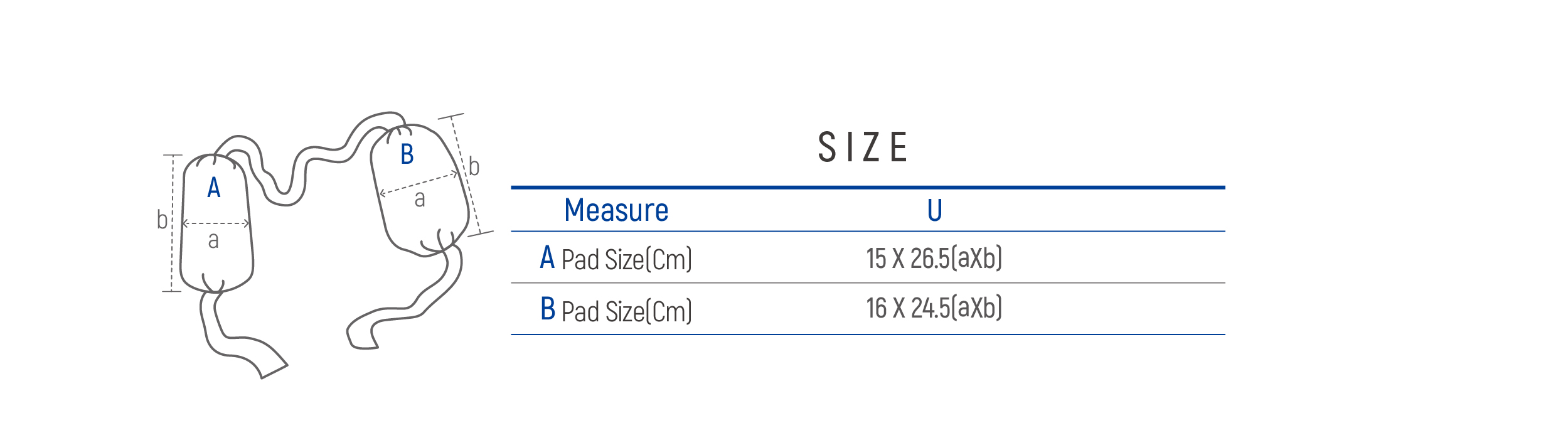 DR-E018 Size table image