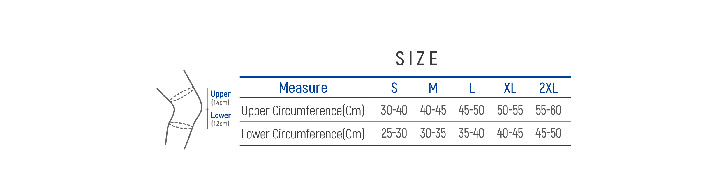 DR-K032 Size table image