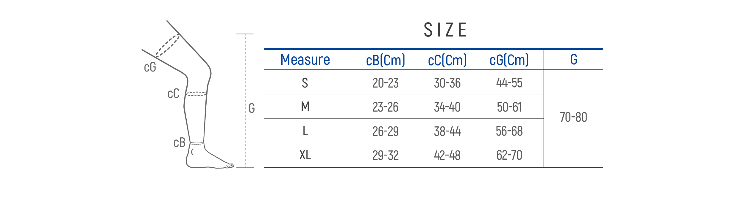 DR-A062 Size table image