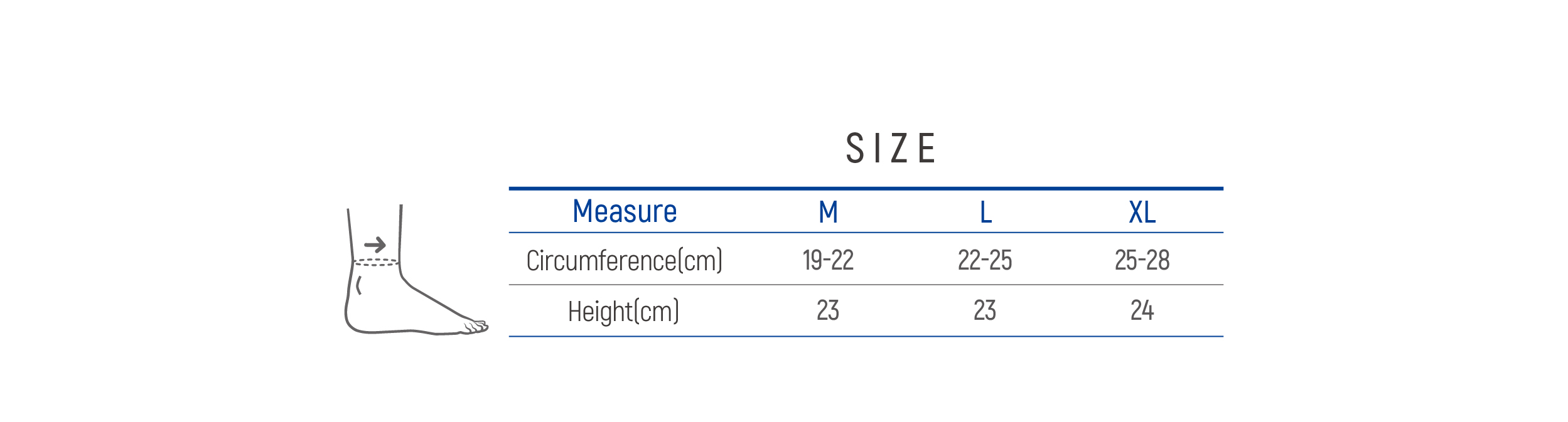 DR-A092 Size table image